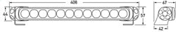 Hella LAMP LIGHT BAR 350/14in. LED DRV MV ECE