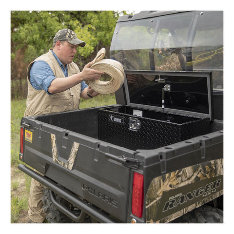 UWS Gloss Black Aluminum ATV Tool Box (LTL Shipping Only)