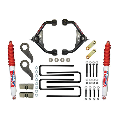 Skyjacker 3-3.5 Inch Upper Control Arm Lift Kit With Hydro 7000 Rear Shocks