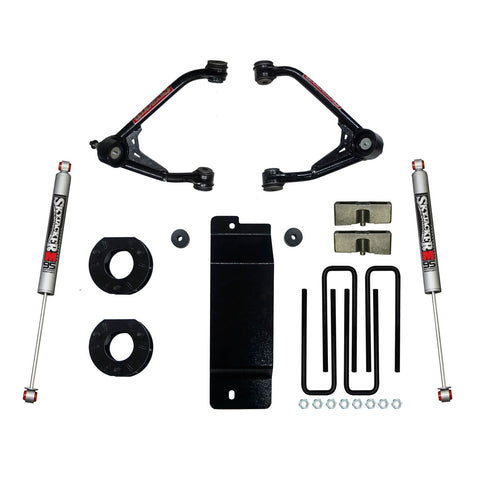 Skyjacker 3.5-4 Inch Upper Control Arm Lift Kit With Monotube M9500 Rear Shocks