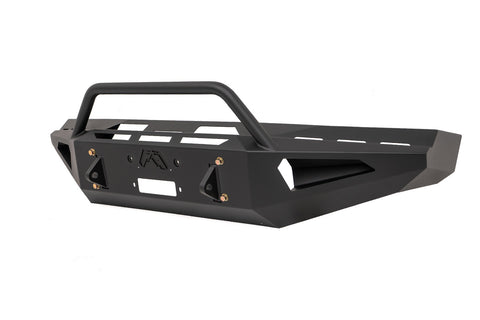Fab Fours Red Steel Front Bumper; w/Pre-Runner Guard;