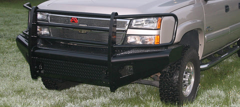 Fab Fours Black Steel Front Ranch Bumper