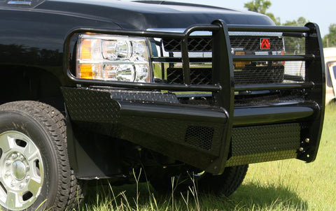 Fab Fours Black Steel Front Ranch Bumper