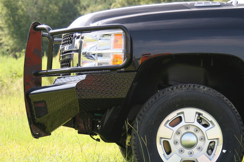 Fab Fours Black Steel Front Ranch Bumper