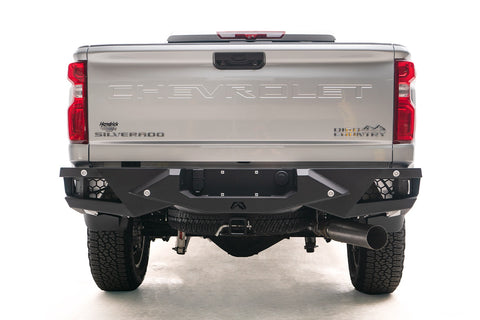 Fab Fours Vengeance Rear Bumper; 2 Stage Black Powder Coated;