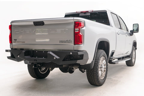 Fab Fours Vengeance Rear Bumper; 2 Stage Black Powder Coated;