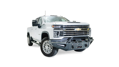 Fab Fours Red Steel Front Bumper; w/Pre-Runner Guard;