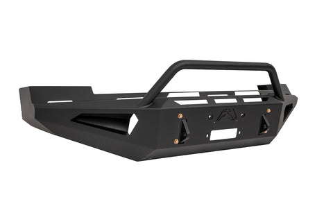 Fab Fours Red Steel Front Bumper; w/Pre-Runner Guard;