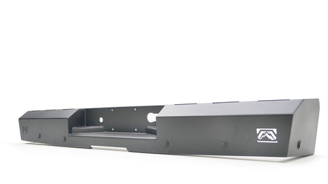 Fab Fours Red Steel Rear Bumper;
