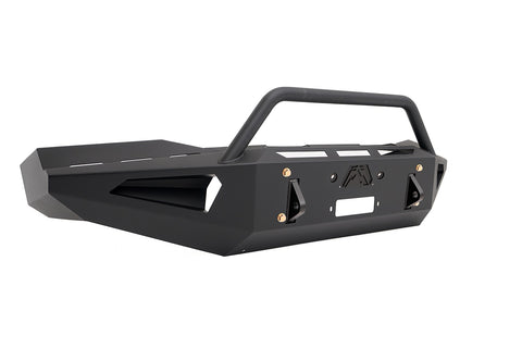 Fab Fours Red Steel Front Bumper; w/Pre-Runner Guard;