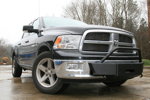 Fab Fours Winch Mount; 2 Stage Black Powder Coated;
