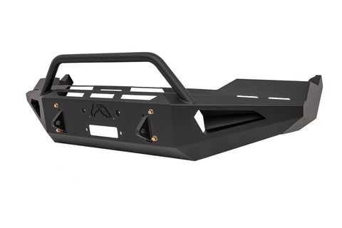 Fab Fours Red Steel Front Bumper; w/Pre-Runner Guard;