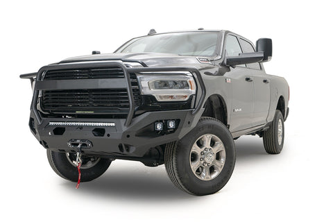 Fab Fours Matrix Front Bumper; w/Full Guard; Plate Steel;