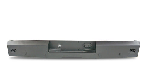 Fab Fours Red Steel Rear Bumper;