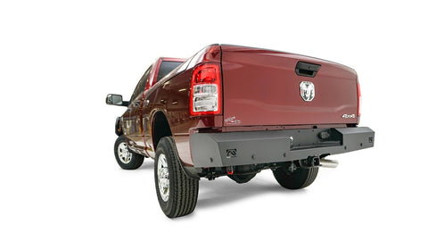 Fab Fours Red Steel Rear Bumper;