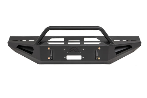 Fab Fours Red Steel Front Bumper; w/Pre-Runner Guard;