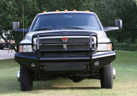 Fab Fours Black Steel Front Ranch Bumper