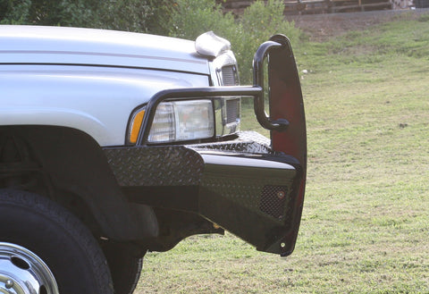 Fab Fours Black Steel Front Ranch Bumper