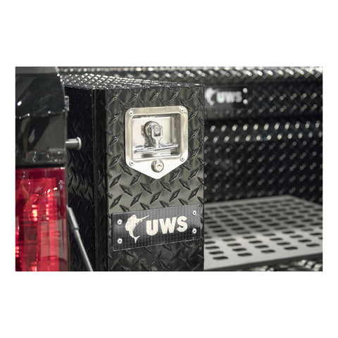 UWS Gloss Black Aluminum 18in. Drawer Truck Tool Box (LTL Shipping Only)