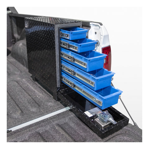 UWS Gloss Black Aluminum 22in. Drawer Truck Tool Box (LTL Shipping Only)