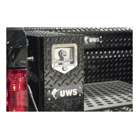 UWS Gloss Black Aluminum 22in. Drawer Truck Tool Box (LTL Shipping Only)
