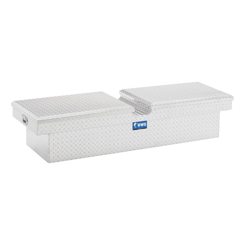 UWS UWS EC10061 69-Inch Heavy-Wall Aluminum Gull Wing Truck Tool Box; RigidCore Lids