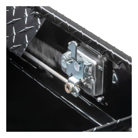 UWS Gloss Black Aluminum 63in. Slim-Line Truck Tool Box; Low Profile (Heavy Packagin