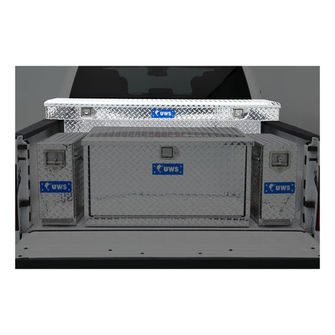 UWS UWS EC10411 69-Inch Heavy-Wall Aluminum Truck Tool Box; RigidCore Lid