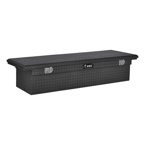 UWS Matte Black Aluminum 69in. Truck Tool Box with Low Profile (Heavy Packaging)