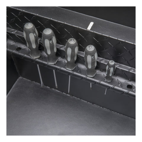 UWS Matte Black Aluminum 69in. Truck Tool Box with Low Profile (Heavy Packaging)