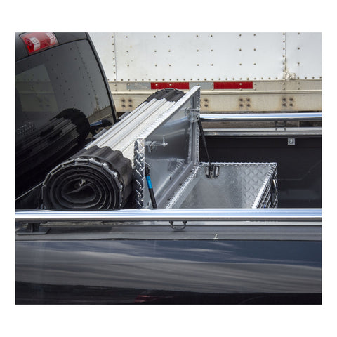 UWS Bright Aluminum Secure Lock 48in. Under Tonneau Chest Box (Heavy Packaging)