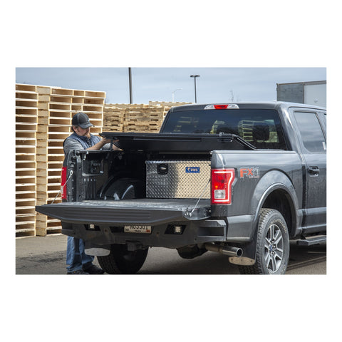 UWS Bright Aluminum Secure Lock 48in. Under Tonneau Chest Box (Heavy Packaging)
