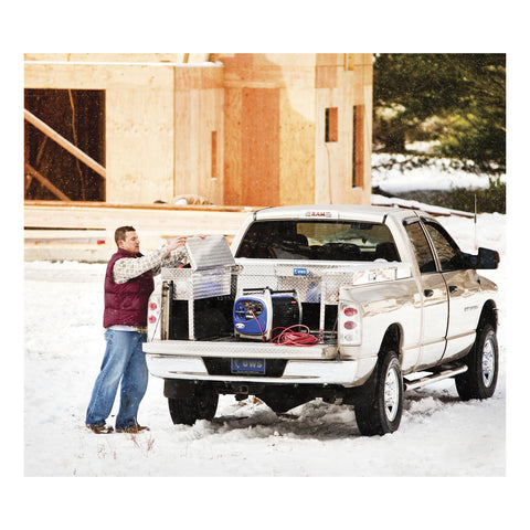 UWS UWS EC30091 48-Inch Heavy-Wall Aluminum Truck Side Tool Box; RigidCore Lid