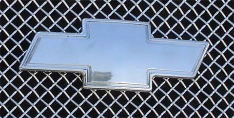T-Rex Billet Bowtie Emblem; Trim; Aluminum; Polished; 1 Pc; Bolt-On; w/Border; Front;