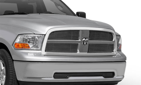 T-Rex Billet Series Grille; Horizontal; Aluminum; Polished; 4 Pc; Overlay;