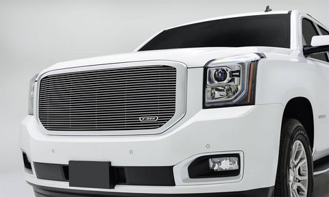 T-Rex Billet Series Grille; Horizontal; Aluminum; Polished; 1 Pc; Insert;