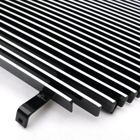 T-Rex Billet Series Grille; Horizontal; Aluminum; Polished; 1 Pc; Insert;