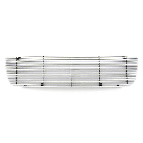 T-Rex Billet Series Grille; Horizontal; Aluminum; Polished; 1 Pc; Insert; 19 Bars;