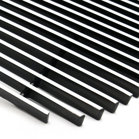 T-Rex Billet Series Grille; Horizontal; Aluminum; Polished; 1 Pc; Insert; 19 Bars;