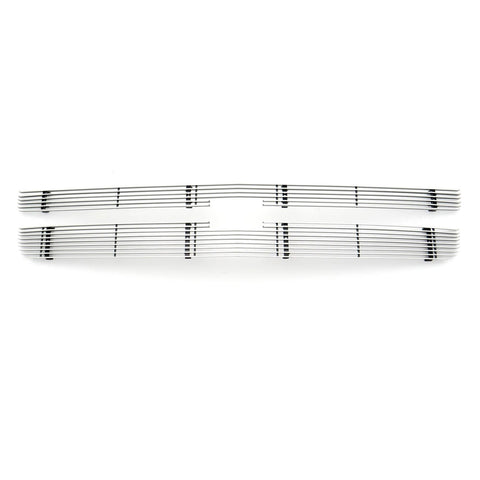 T-Rex Billet Series Grille; Horizontal; Aluminum; Polished; 2 Pc; Overlay;