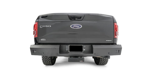 Fab Fours Red Steel Rear Bumper;