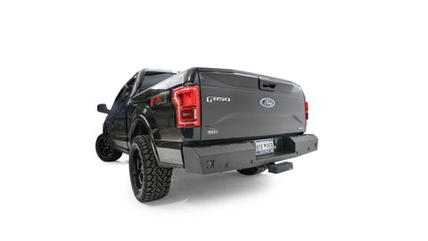 Fab Fours Red Steel Rear Bumper;