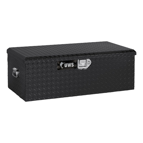 UWS Gloss Black Aluminum 36in. Foot Locker (LTL Shipping Only)
