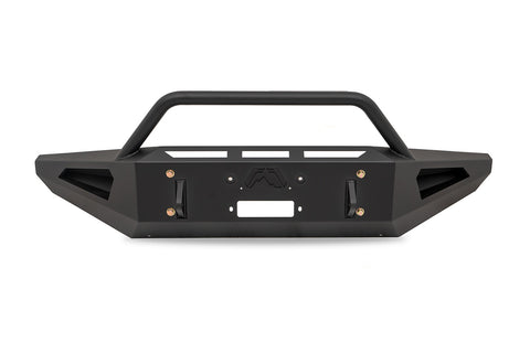Fab Fours Red Steel Front Bumper; w/Pre-Runner Guard;