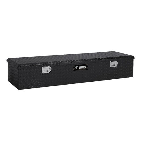 UWS Gloss Black Aluminum 58in. 5th Wheel Truck Tool Box (LTL Shipping Only)