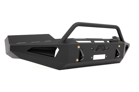Fab Fours Red Steel Front Bumper; w/Pre-Runner Guard;