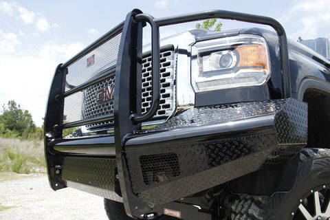 Fab Fours Black Steel Front Ranch Bumper