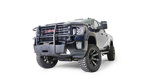 Fab Fours Winch Mount; 2 Stage Black Powder Coat;