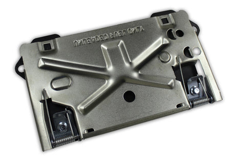 Iron Cross Automotive Fold Down License Plate; For Use w/20 Series Bumpers;