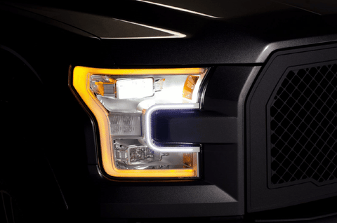 Putco LED Dayliner SwitchBack; Black Trim;